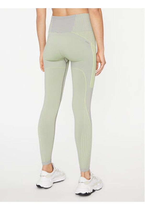 Adidas - adidas Legginsy Seamless Branded IA1940 Szary Tight Fit. Kolor: szary. Materiał: syntetyk