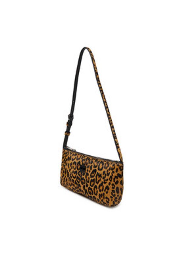 Tommy Jeans Torebka Tjw Must Leopard Shoulder Bag AW0AW18008 Pomarańczowy. Kolor: pomarańczowy. Materiał: skórzane