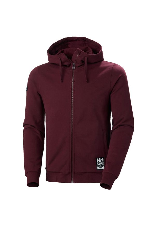 Bluza z kapturem i zamkiem błyskawicznym Helly Hansen Arctic Ocean. Typ kołnierza: kaptur. Kolor: czerwony. Sezon: zima
