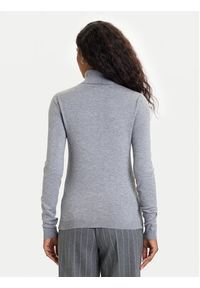 Vero Moda Golf Happiness 10300472 Szary Slim Fit. Typ kołnierza: golf. Kolor: szary. Materiał: syntetyk #3