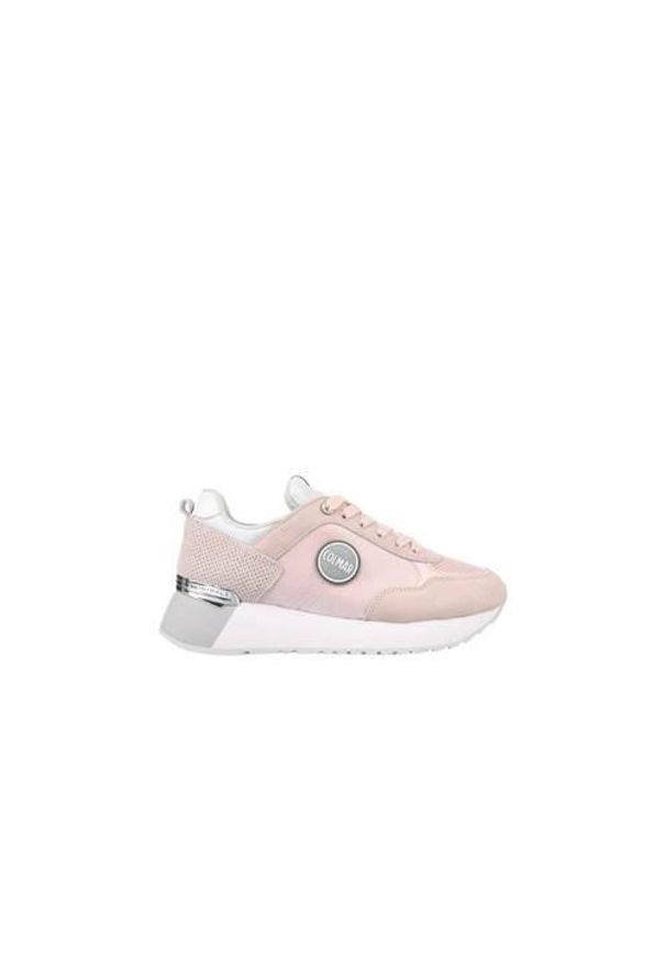 Buty do chodzenia damskie Colmar Travis Authentic. Zapięcie: sznurówki. Kolor: różowy. Materiał: guma, zamsz, materiał, syntetyk. Szerokość cholewki: normalna. Sport: turystyka piesza