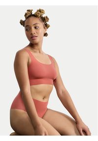 Sloggi Biustonosz top Zero Feel 10217786 Pomarańczowy. Kolor: pomarańczowy. Materiał: syntetyk #3