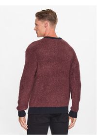 Armani Exchange Sweter 6RZM2B ZM3GZ 14AU Bordowy Regular Fit. Kolor: czerwony. Materiał: syntetyk