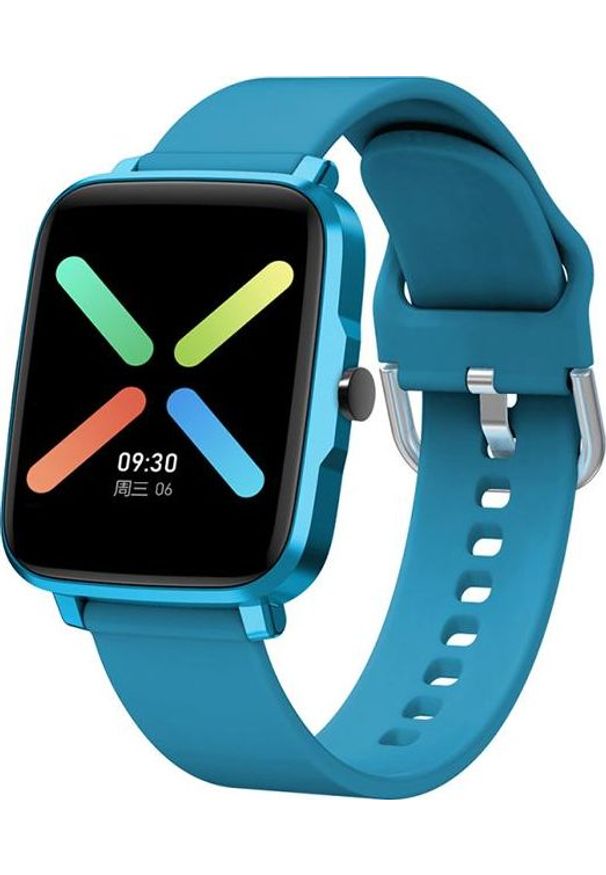 Smartwatch Kumi KU1 S Niebieski (KU1SN). Rodzaj zegarka: smartwatch. Kolor: niebieski
