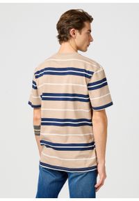 Wrangler - MESKA KOSZULKA WRANGLER STRIPE TEE TIMBERWOLF 112362785 #5