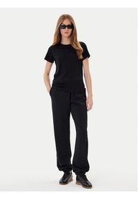 Pinko - PINKO Spodnie dresowe Pazzo 105508 A2RB Czarny Regular Fit. Kolor: czarny. Materiał: bawełna
