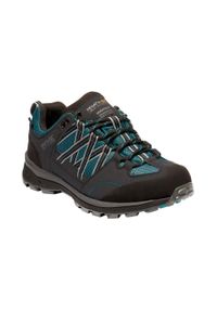 Samaris Low II Regatta damskie trekkingowe buty. Kolor: czarny, wielokolorowy, niebieski. Materiał: poliester, guma #1