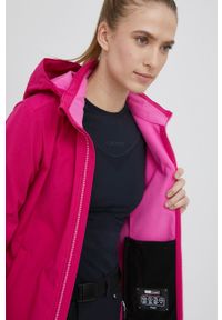 CMP kurtka kolor różowy zimowa. Okazja: na co dzień. Kolor: różowy. Sezon: zima. Styl: casual