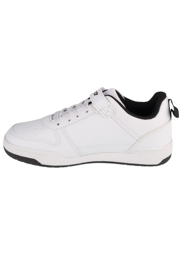 Buty sportowe dziecięce LOTTO TOCO BC K sneakersy. Kolor: biały. Materiał: materiał, syntetyk