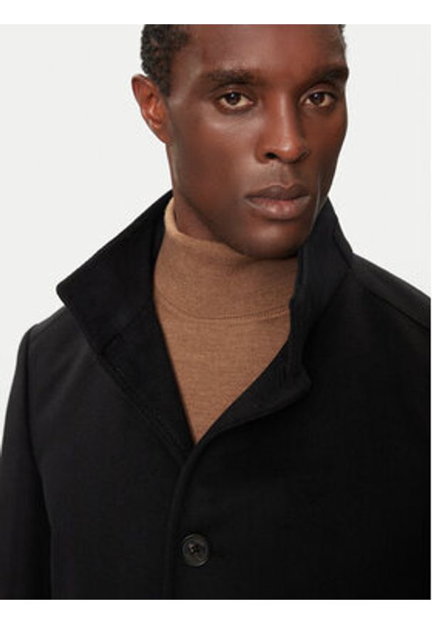 JOOP! Płaszcz wełniany 17 JC-21Maron 30044311 Czarny Regular Fit. Kolor: czarny. Materiał: wełna