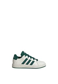 Adidas - Buty Grand Court Lifestyle Tennis Lace-Up. Kolor: czarny, zielony, biały, wielokolorowy. Materiał: materiał