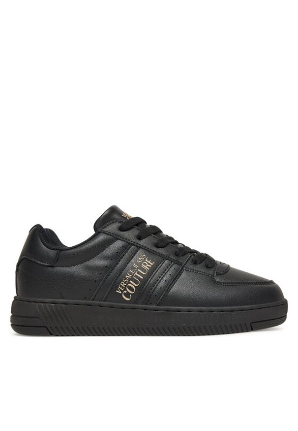 Versace Jeans Couture Sneakersy 79VA3SJ7 Czarny. Kolor: czarny. Materiał: skóra