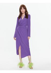 Silvian Heach Sukienka koktajlowa GPP23452VE Fioletowy Regular Fit. Kolor: fioletowy. Materiał: syntetyk. Styl: wizytowy #1
