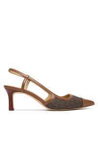 MICHAEL Michael Kors Czółenka Alora Toe Cao Mid Sling 40R6AOMS1B Brązowy. Kolor: brązowy. Materiał: skóra #1