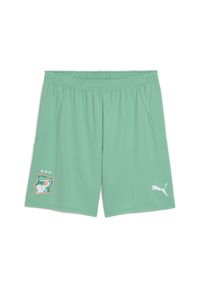 Puma - Męskie szorty Wybrzeże Kości Słoniowej 2025 PUMA Jade Frost White Green. Kolor: biały. Sport: piłka nożna