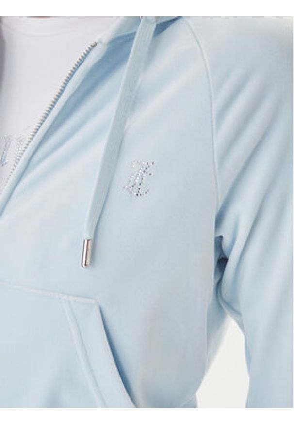 Juicy Couture Bluza Madison JCWAS225306 Błękitny Slim Fit. Kolor: niebieski. Materiał: syntetyk