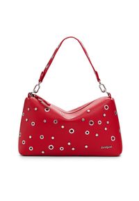 Desigual Torebka 25SAXPAN Czerwony. Kolor: czerwony. Materiał: skórzane
