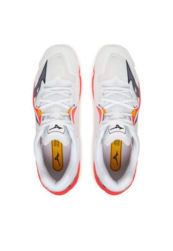 Mizuno Buty halowe Wave Lightning Z8 V1GA2400 Pomarańczowy. Kolor: pomarańczowy. Materiał: skóra. Model: Mizuno Wave