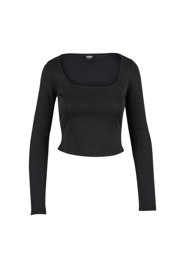 Damski top z długim rękawem Urban Classics. Kolor: czarny. Materiał: polar. Długość rękawa: długi rękaw. Długość: długie. Sezon: zima