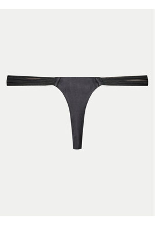 Hunkemöller Stringi Antonia 204545 Czarny. Kolor: czarny. Materiał: syntetyk