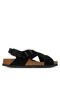 Birkenstock Sandały Tulum SFB 1029779 Czarny. Kolor: czarny. Materiał: zamsz, skóra