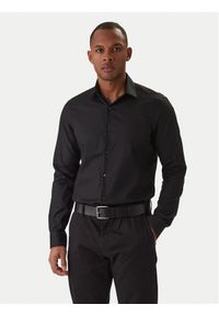 Calvin Klein Koszula LV019EU006 Czarny Slim Fit. Kolor: czarny. Materiał: bawełna #1
