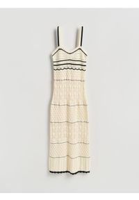 Reserved - Sukienka w ażurowy wzór - wielobarwny. Materiał: dzianina, bawełna. Wzór: ażurowy #1