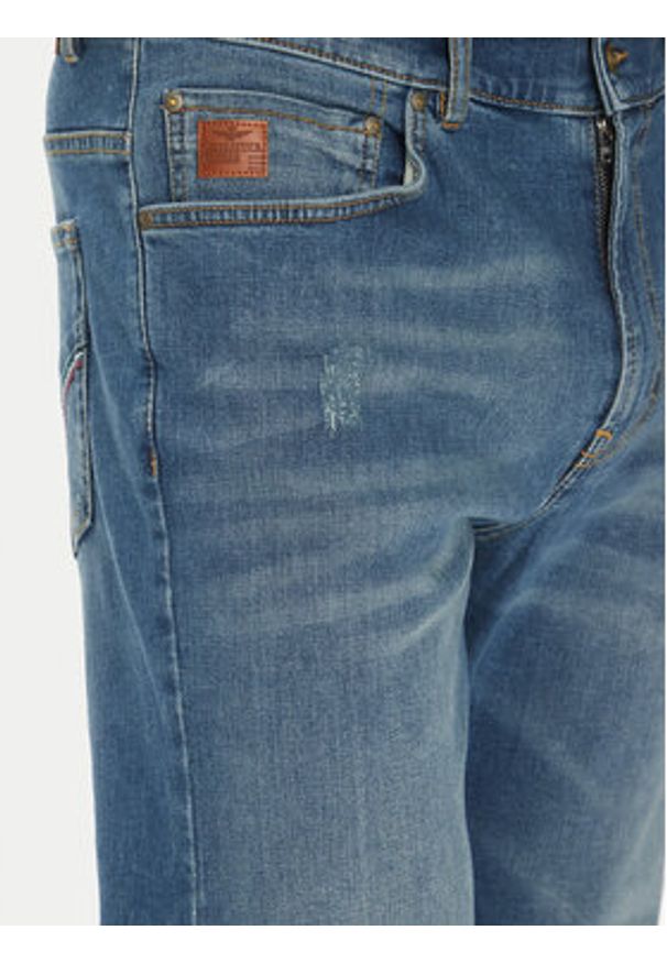 Aeronautica Militare Jeansy 251PJ205CT3528 Niebieski Regular Fit. Kolor: niebieski
