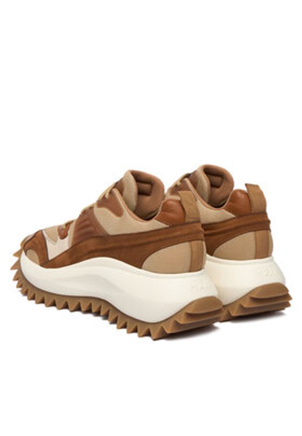 Vic Matié Sneakersy 1F2100DHD22BPFTI36 Brązowy. Kolor: brązowy. Materiał: skóra
