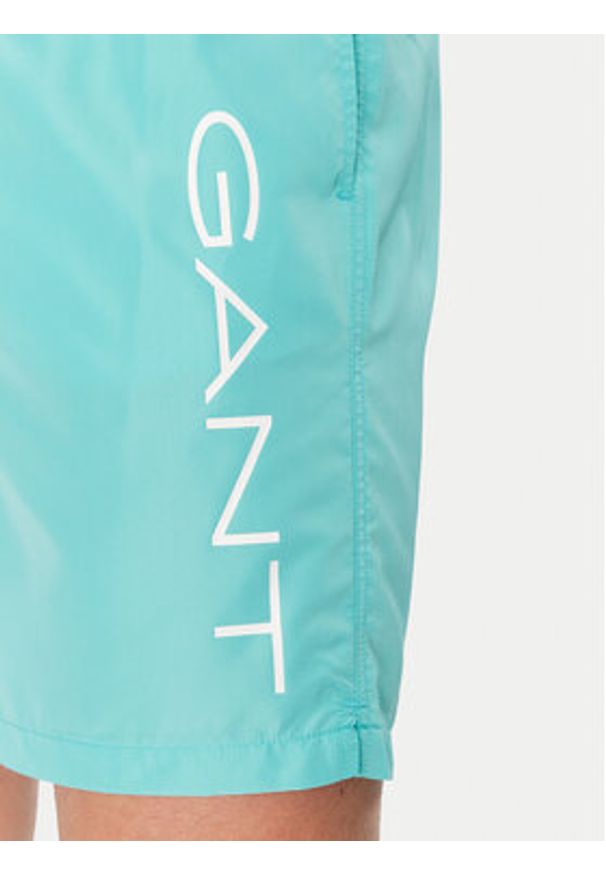 GANT - Gant Szorty kąpielowe 920006300 Niebieski Regular Fit. Kolor: niebieski. Materiał: syntetyk