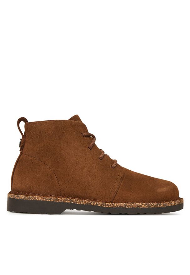 Birkenstock Trapery Uppsala Mid 1030221 Brązowy. Kolor: brązowy. Materiał: skóra, zamsz