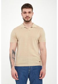 Liu Jo - Polo męskie lniane LIU JO. Typ kołnierza: polo. Materiał: len #2