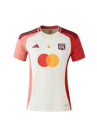 Adidas - Koszulka Olympique Lyonnais 24/25 Third. Kolor: biały, wielokolorowy, beżowy. Materiał: materiał