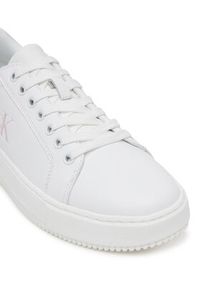 Calvin Klein Jeans Sneakersy Chunky Cupsole Ru Patch Lth Wn YW0YW01846 Biały. Kolor: biały. Materiał: skóra #4