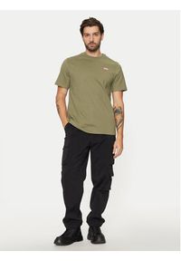 Hunter T-Shirt Alvin HARM0039242 Khaki Regular Fit. Kolor: brązowy. Materiał: bawełna