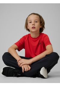 4f - 4F Koszulka sportowa szybkoschnąca chłopięca - pomarańczowa 158/164 (12-14 lat). Kolor: pomarańczowy. Materiał: materiał. Sezon: lato #1