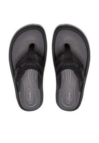 Clarks Japonki Wesley Sun 26176988 Czarny. Kolor: czarny. Materiał: skóra #5