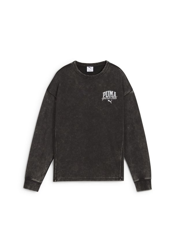 Bluza sportowa damska Puma Class Comfort Washed Tr. Kolor: czarny. Sport: bieganie