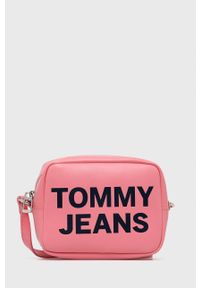 Tommy Jeans Torebka kolor różowy. Kolor: różowy. Rodzaj torebki: na ramię