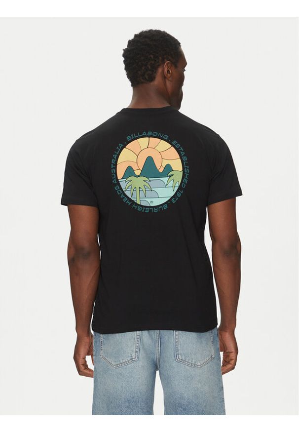Billabong T-Shirt Brightness Ss EBYZT00306 Czarny Regular Fit. Kolor: czarny. Materiał: bawełna