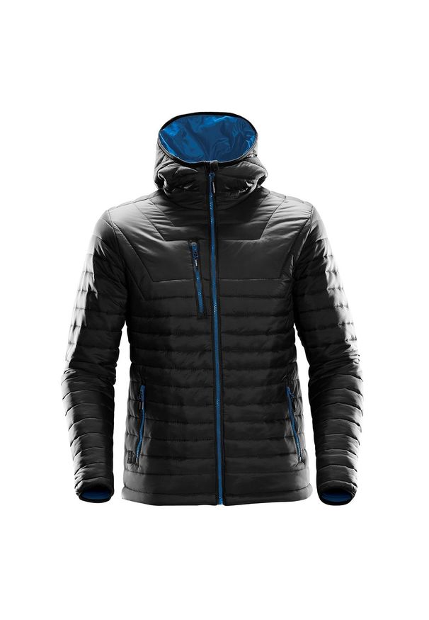 STORMTECH - Męska Kurtka Termiczna Gravity. Kolor: niebieski, wielokolorowy, czarny. Materiał: puch. Sport: turystyka piesza