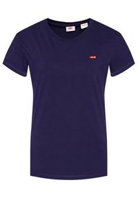 Levi's® T-Shirt The Perfect 39185-0129 Granatowy Regular Fit. Kolor: niebieski. Materiał: bawełna
