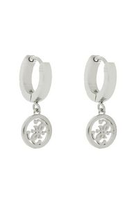Guess Kolczyki Huggie Me JUBE03 147JW Srebrne rodowanie. Materiał: srebrne. Kolor: srebrny