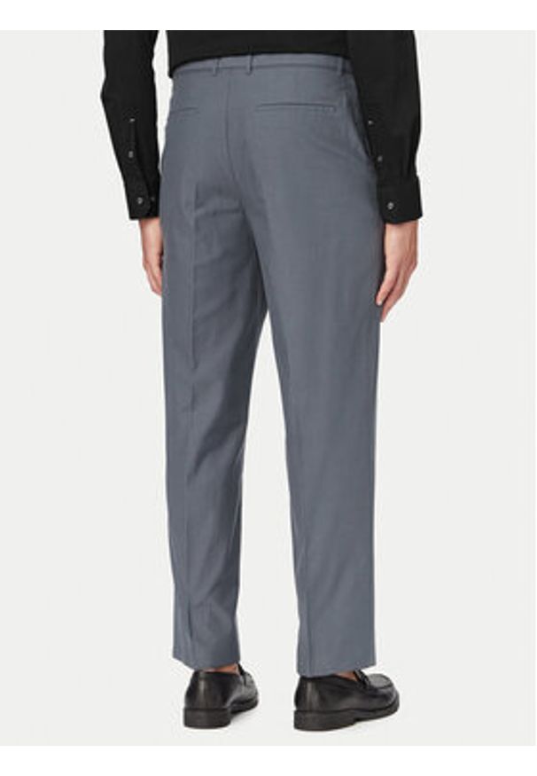 Calvin Klein Spodnie materiałowe LV04LF617G Szary Regular Fit. Kolor: szary. Materiał: bawełna