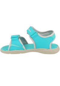 Sandały turystyczne dla dzieci New Balance Kids Poolside. Zapięcie: rzepy. Kolor: niebieski. Materiał: materiał, syntetyk, tkanina