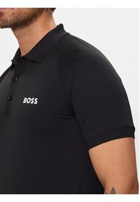 BOSS - Boss Polo Patteo MB 15 50519853 Czarny Slim Fit. Typ kołnierza: polo. Kolor: czarny. Materiał: syntetyk #3