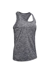 Koszulka treningowa damska Under Armour Top UA Tech Tank. Kolor: szary. Materiał: poliester