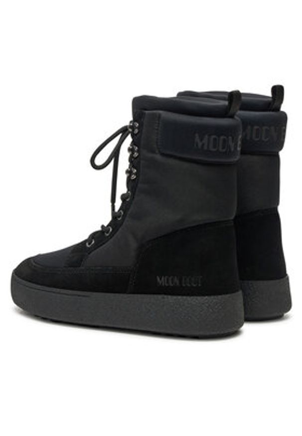 Moon Boot Śniegowce Ltrack Combat 80D2450200 Czarny. Kolor: czarny. Materiał: zamsz, skóra