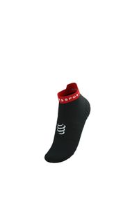 Skarpety do biegania Compressport Pro Racing Socks v4.0 Run Low. Kolor: czarny. Sport: bieganie