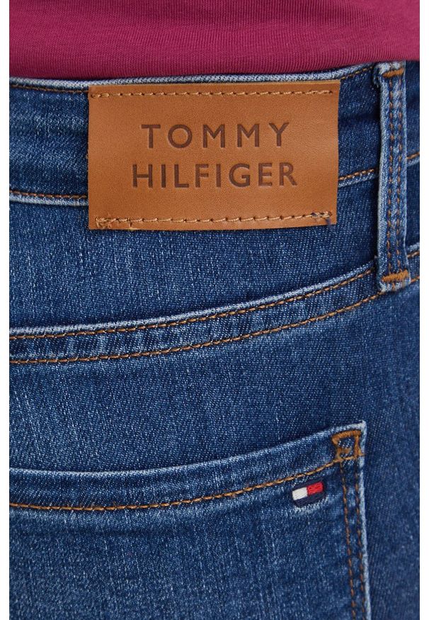 TOMMY HILFIGER - Tommy Hilfiger Jeansy damskie medium waist. Kolor: niebieski
